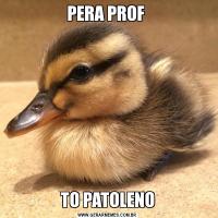 PERA PROF TO PATOLENO