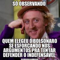 SÓ OBSERVANDO QUEM ELEGEU O BOLSONARO SE ESFORÇANDO NOS ARGUMENTOS PRA TENTAR DEFENDER O INDEFENSÁVEL 