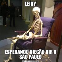 LEIDYESPERANDO DIEGÃO VIR A SÃO PAULO
