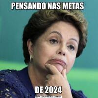 PENSANDO NAS METAS DE 2024