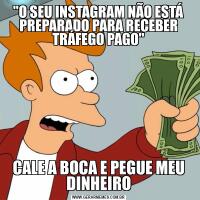 "O SEU INSTAGRAM NÃO ESTÁ PREPARADO PARA RECEBER TRÁFEGO PAGO"CALE A BOCA E PEGUE MEU DINHEIRO