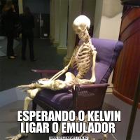 ESPERANDO O KELVIN LIGAR O EMULADOR 