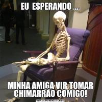 EU  ESPERANDO ....MINHA AMIGA VIR TOMAR CHIMARRÃO COMIGO!