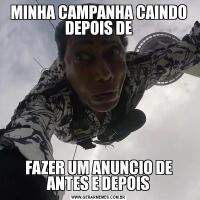 MINHA CAMPANHA CAINDO DEPOIS DEFAZER UM ANUNCIO DE ANTES E DEPOIS