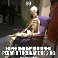 EUESPERANDO MAIQUINHO PEGAR O TUCUNARÉ DE 2 KG