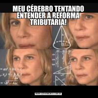 MEU CÉREBRO TENTANDO ENTENDER A REFORMA TRIBUTÁRIA!
