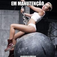 EM MANUTENÇÃO 
