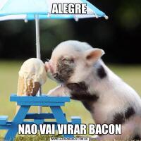 ALEGRENAO VAI VIRAR BACON