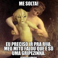 ME SOLTA!EU PRECISO IR PRA RUA. MEU MITO FALOU QUE É SÓ UMA GRIPEZINHA.