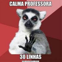 CALMA PROFESSORA30 LINHAS