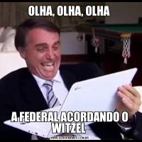 OLHA, OLHA, OLHA A FEDERAL ACORDANDO O WITZEL 