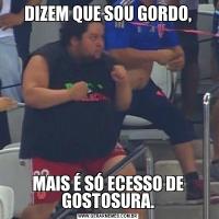 DIZEM QUE SOU GORDO,MAIS É SÓ ECESSO DE GOSTOSURA.