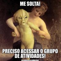 ME SOLTA!PRECISO ACESSAR O GRUPO DE ATIVIDADES!