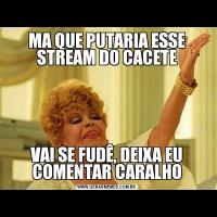 MA QUE PUTARIA ESSE STREAM DO CACETEVAI SE FUDÊ, DEIXA EU COMENTAR CARALHO
