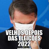 VELHOS DEPOIS DAS ELEIÇÕES 2022