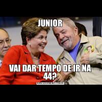 JUNIORVAI DAR TEMPO DE IR NA 44?