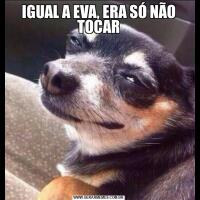 IGUAL A EVA, ERA SÓ NÃO TOCAR