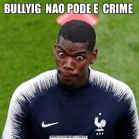 BULLYIG  NAO PODE E  CRIME