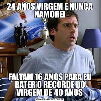 24 ANOS VIRGEM E NUNCA NAMOREIFALTAM 16 ANOS PARA EU BATER O RECORDE DO VIRGEM DE 40 ANOS