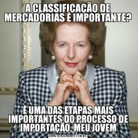 A CLASSIFICAÇÃO DE MERCADORIAS É IMPORTANTE?É UMA DAS ETAPAS MAIS IMPORTANTES DO PROCESSO DE IMPORTAÇÃO, MEU JOVEM