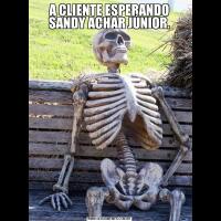 A CLIENTE ESPERANDO SANDY ACHAR JÚNIOR.