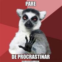PAREDE PROCRASTINAR