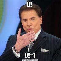 0! 0!=1