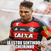 JÁ ESTOU SENTINDO O CHEIRINHO 