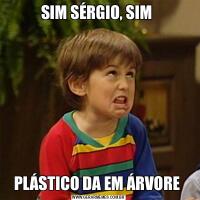 SIM SÉRGIO, SIM PLÁSTICO DA EM ÁRVORE 