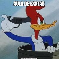 AULA DE EXATAS