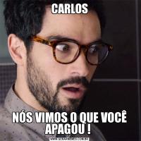 CARLOSNÓS VIMOS O QUE VOCÊ APAGOU ! 