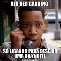 ALÔ SEU GARDINO SÓ LIGANDO PARA DESEJAR UMA BOA NOITE