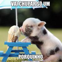 VAI CHUPAR SÓ UMPORQUINHO