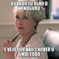QUANDO EU OLHO O WINDGURUE VEJO QUE VAU CHOVER O FINDI TODO