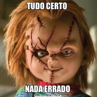 TUDO CERTO NADA ERRADO
