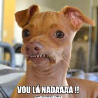 VOU LÁ NADAAAA !!