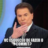 VC ESQUECEU DE FAZER O COMMIT?
