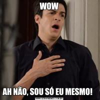 WOWAH NÃO, SOU SÓ EU MESMO!  