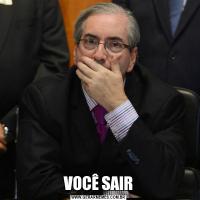 VOCÊ SAIR