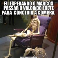 EU ESPERANDO O MARCOS PASSAR O VALOR DO FRETE PARA  CONCLUIR A COMPRA.