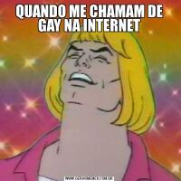 QUANDO ME CHAMAM DE GAY NA INTERNET