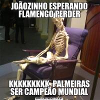 JOÃOZINHO ESPERANDO FLAMENGO PERDERKKKKKKKKK. PALMEIRAS SER CAMPEÃO MUNDIAL