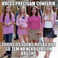 VOCÊS PRECISAM CONFERIR TODOS OS LOOKS ROSAS QUE SÓ TEM NA NEXT STATION BRECHÓ
