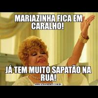 MARIAZINHA FICA EM CARALHO! JÁ TEM MUITO SAPATÃO NA RUA!