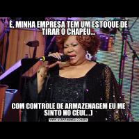 É, MINHA EMPRESA TEM UM ESTOQUE DE TIRAR O CHAPÉU...COM CONTROLE DE ARMAZENAGEM EU ME SINTO NO CÉU(...)