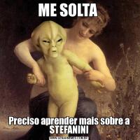 ME SOLTA Preciso aprender mais sobre a STEFANINI
