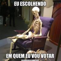EU ESCOLHENDOEM QUEM EU VOU VOTAR