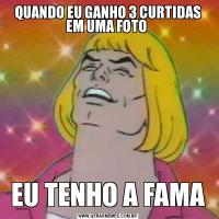 QUANDO EU GANHO 3 CURTIDAS EM UMA FOTO EU TENHO A FAMA