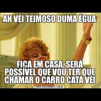 AH VÉI TEIMOSO DUMA ÉGUAFICA EM CASA, SERÁ POSSÍVEL QUE VOU TER QUE CHAMAR O CARRO CATA VÉI