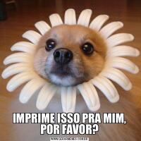 IMPRIME ISSO PRA MIM, POR FAVOR?